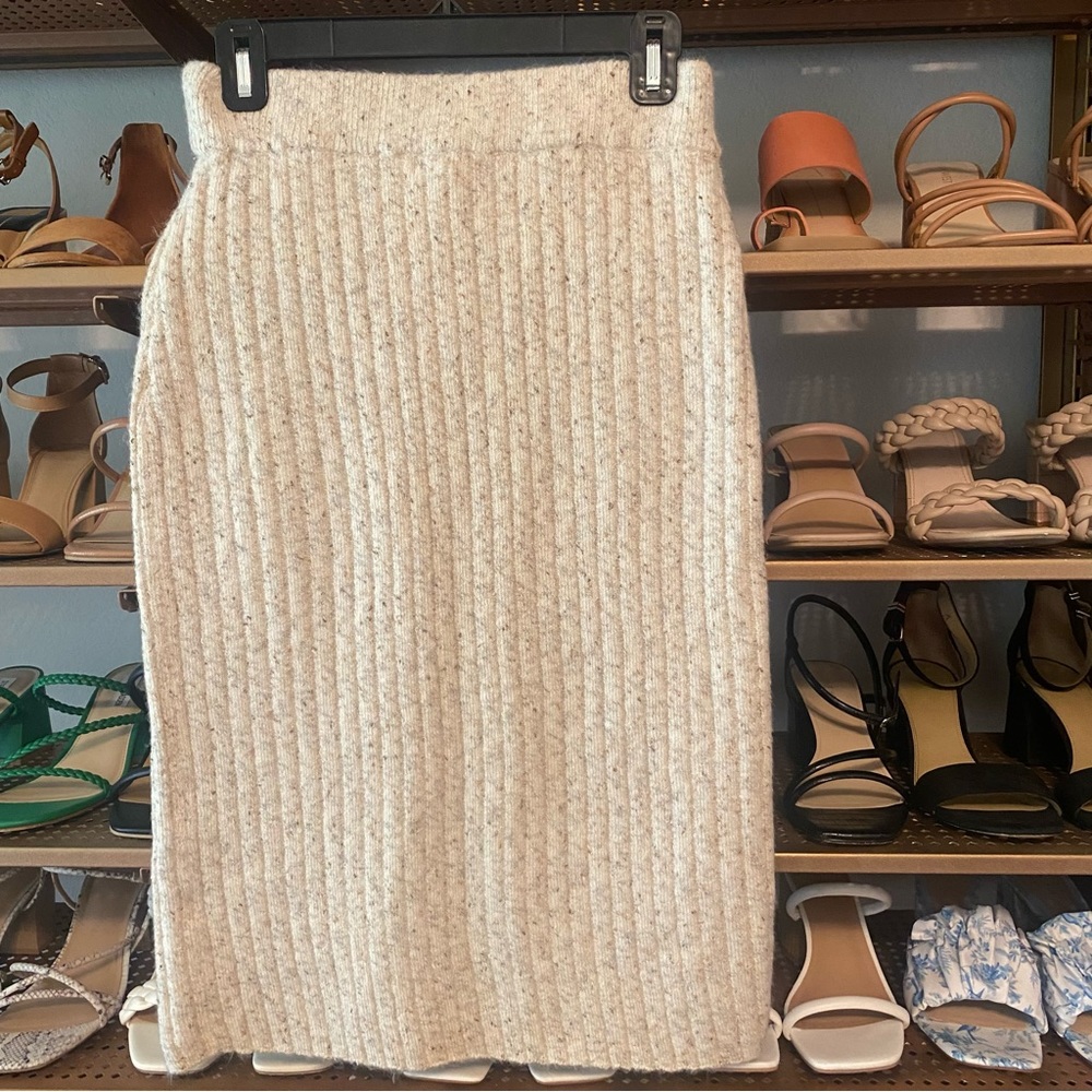 NWT Shop Henly Cream Sweater Midi Skirt